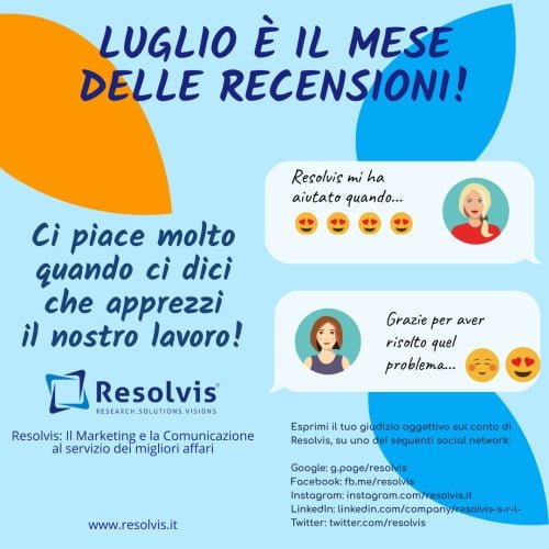 Luglio è il mese delle recensioni! Pensate
 che la nostra…